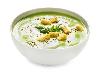 Рецепта Лесна крем супа от броколи със сирене моцарела